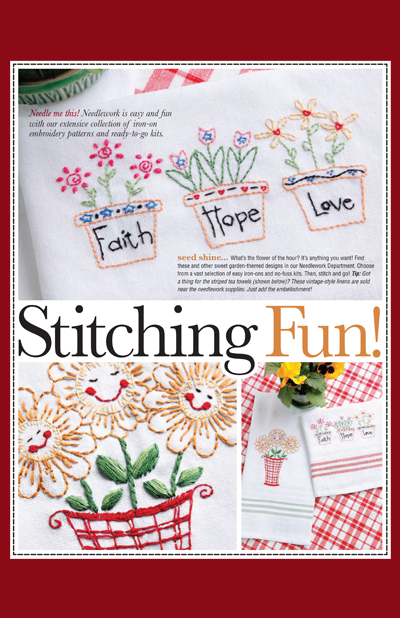 Hobby Lobby Project - Stitching Fun - Needlework Decor